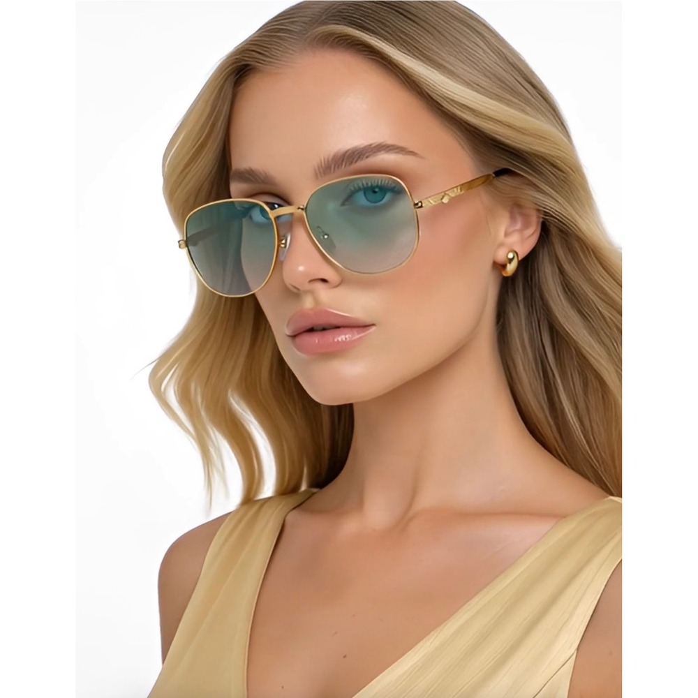 Women Sunglasses Retro Classic Square Gold Eyewear Driving‎ Sport Outdoor Shades